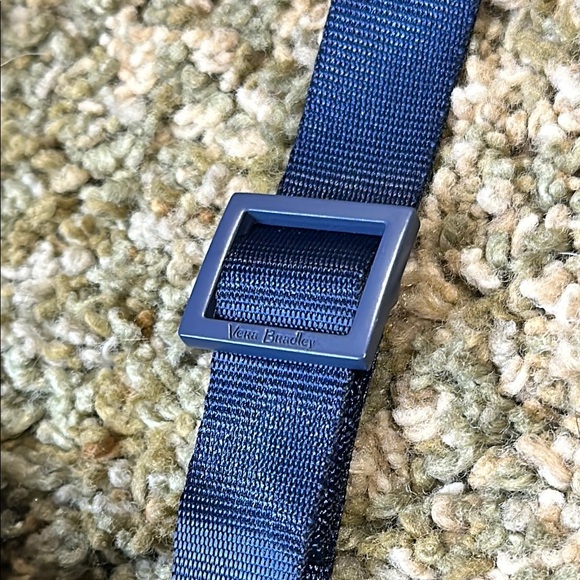 Vera Bradley Scroll Navy Ultralight RFID Petite Cellphone Crossbody NWOT - Picture 3 of 10